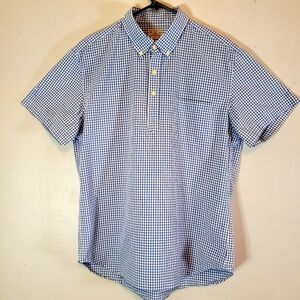 J.Crew quarter bottom men's shirt plaid size Large